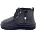 UGG KIDS NEUMEL ZIP LEATHER BLACK UGG KIDS NEUMEL ZIP LEATHER BLACK