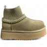 UGG CLASSIC TAZZ KNIT  ANTILOPE