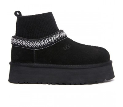 UGG CLASSIC TAZZ KNIT BLACK