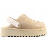 UGG GOLDENSTAR CLOG PLATFORM SAND