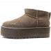 UGG CLASSIC ULTRA MINI PLATFORM HICKORY