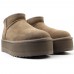 UGG CLASSIC ULTRA MINI PLATFORM HICKORY