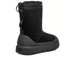 UGG CLASSIC SHORT WEATHER HYBRID BLACK/BLACK