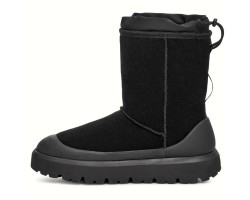 UGG CLASSIC SHORT WEATHER HYBRID BLACK/BLACK