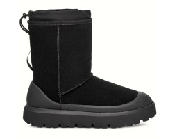 UGG CLASSIC SHORT WEATHER HYBRID BLACK/BLACK