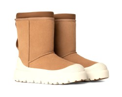 UGG CLASSIC SHORT WEATHER HYBRID CHESTNUT\WHITECAP