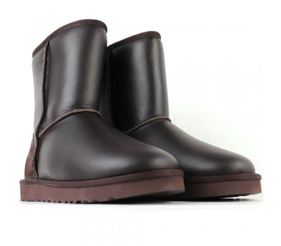 UGG MENS CLASSIC SHORT METALLIC СHOCOLATE