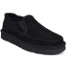 UGG STITCH SLIP ON BLACK