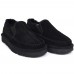 UGG STITCH SLIP ON BLACK