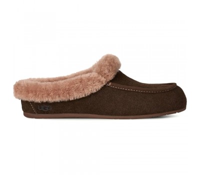 UGG WOMEN'S ANSLEY MULE CHOCOLATE