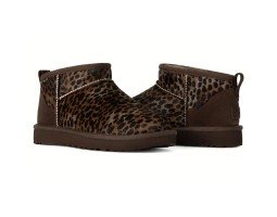UGG CLASSIC ULTRA MINI  CASPIAN BOOTS CHOCOLATE