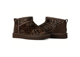 UGG CLASSIC ULTRA MINI  CASPIAN BOOTS CHOCOLATE