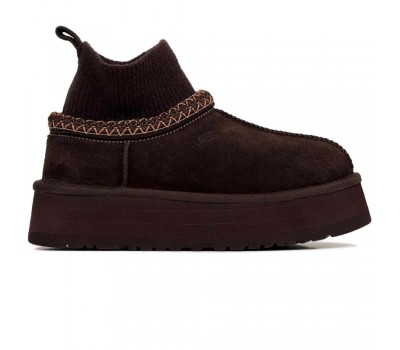 UGG CLASSIC TAZZ KNIT CHOCOLATE