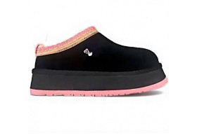 UGG WOMEN'S TASMAN TAZZ BLACK TROPICAL PINK
