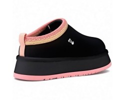 UGG WOMEN'S TASMAN TAZZ BLACK TROPICAL PINK