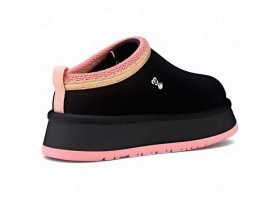 UGG WOMEN'S TASMAN TAZZ BLACK TROPICAL PINK