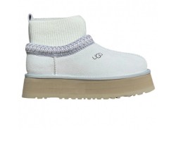 UGG CLASSIC TAZZ KNIT WHITE