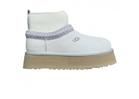 UGG CLASSIC TAZZ KNIT WHITE