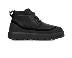 UGG MENS NEUMEL HYBRID LEATHER BLACK 