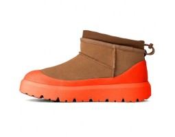 UGG MAN ULTRA MINI HYBRID CHESTNUT/ORANGE