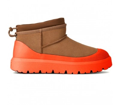 UGG MAN ULTRA MINI HYBRID CHESTNUT/ORANGE
