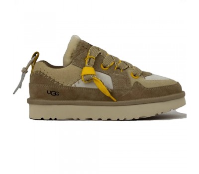 UGG WOMEN'S LO LOWMEL SNEAKER BIARRITZ MUSTARD SEED