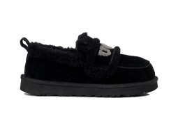 UGG WOMEN'S  CLASSIC DING SLIP ON BLACK