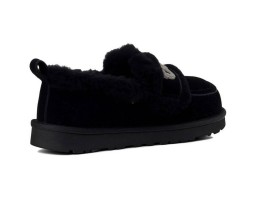 UGG WOMEN'S  CLASSIC DING SLIP ON BLACK