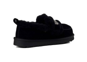 UGG WOMEN'S  CLASSIC DING SLIP ON BLACK