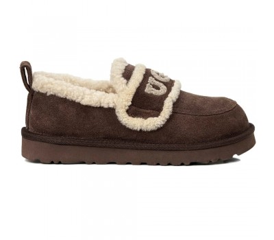UGG WOMEN'S CLASSIC DING SLIP ON CHOCOLATE