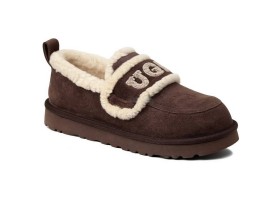 UGG WOMEN'S CLASSIC DING SLIP ON CHOCOLATE