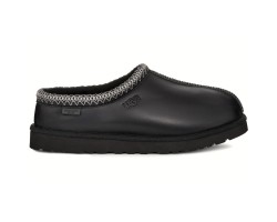 UGG WOMEN'S TASMAN SLIPPERS LEATHER REGEN BLACK UGG WOMEN'S TASMAN SLIPPERS LEATHER REGEN BLACK
