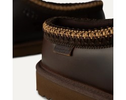 UGG WOMEN'S TASMAN SLIPPERS LEATHER REGEN IRONWOOD UGG WOMEN'S TASMAN SLIPPERS LEATHER REGEN IRONWOOD