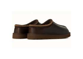UGG WOMEN'S TASMAN SLIPPERS LEATHER REGEN IRONWOOD
