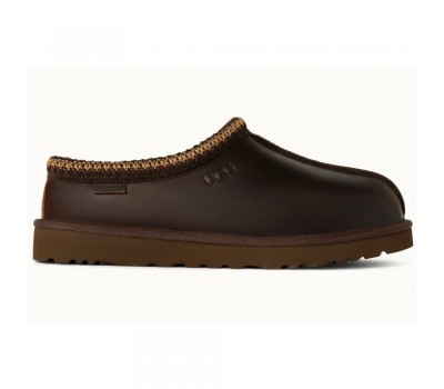 UGG WOMEN'S TASMAN SLIPPERS LEATHER REGEN IRONWOOD