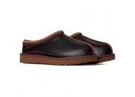 UGG WOMEN'S TASMAN SLIPPERS LEATHER REGEN IRONWOOD