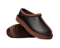 UGG WOMEN'S TASMAN SLIPPERS LEATHER REGEN IRONWOOD UGG WOMEN'S TASMAN SLIPPERS LEATHER REGEN IRONWOOD