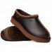 UGG WOMEN'S TASMAN SLIPPERS LEATHER REGEN IRONWOOD
