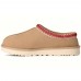 UGG WOMEN'S TASMAN SLIPPERS SAND DARK CHERRY