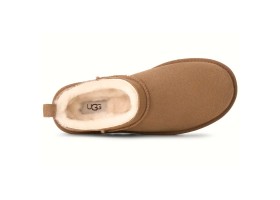 UGG WOMEN'S CLASSIC MICRO CHESTNUT