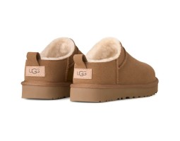 UGG WOMEN'S CLASSIC MICRO CHESTNUT