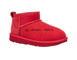 UGG KIDS ULTRA MINI SAMBA RED