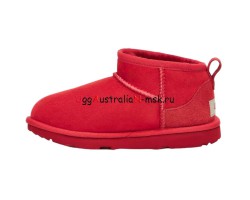 UGG KIDS ULTRA MINI SAMBA RED