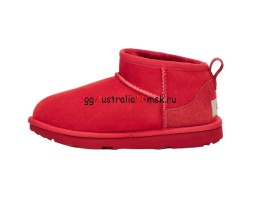 UGG KIDS ULTRA MINI SAMBA RED