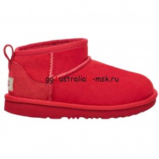 UGG KIDS ULTRA MINI SAMBA RED