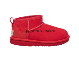 UGG KIDS ULTRA MINI SAMBA RED