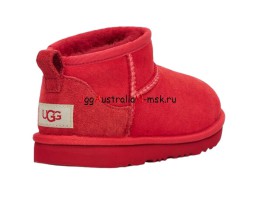 UGG KIDS ULTRA MINI SAMBA RED