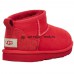 UGG KIDS ULTRA MINI SAMBA RED