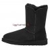 UGG BAILEY SHORT ZIP BLACK