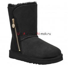 UGG BAILEY SHORT ZIP BLACK